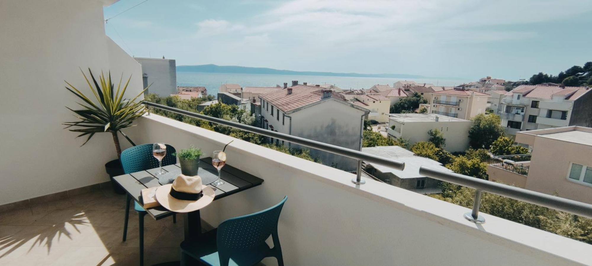 Sea View Ela Apartments Podgora Esterno foto