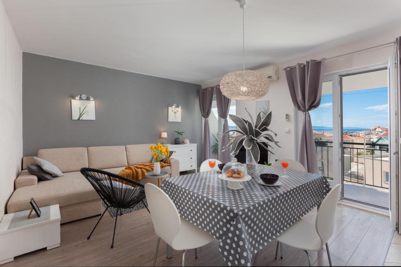 Sea View Ela Apartments Podgora Esterno foto